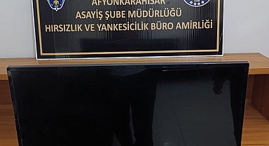 Muayene için gittiği hastanede televizyon çaldı