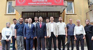 Müdür Akkan, Gerger'deki çalışmaları yerinde inceledi