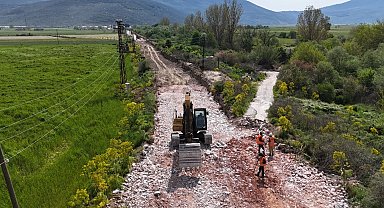 Muğla Milas kırsalında 80 milyon TL'lik yol yatırımı