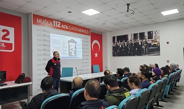 Muğla'da 112 personeline afet farkındalığı eğitimi verildi