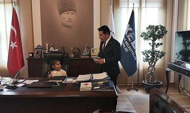 Muğla'da Başkanlık koltuğu çocuklara emanet