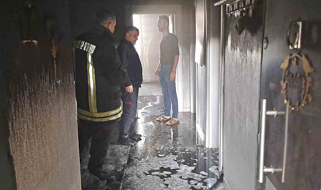 Muş'ta elektrik kaynaklı yangın korkuttu