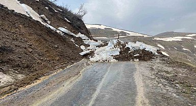 Muş'ta heyelan meydana geldi