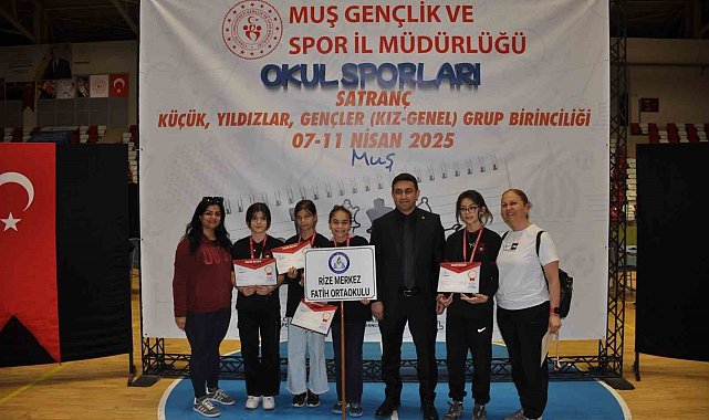 Muş'ta satranç turnuvası sona erdi