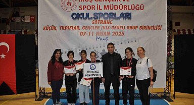 Muş'ta satranç turnuvası sona erdi