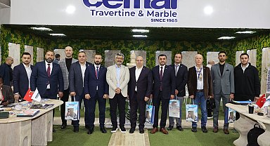 MÜSİAD İzmir'den Marble Fuarı'nda Cemar Mermer'e ziyaret