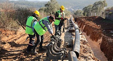 MUSKİ'nin Yatağan'da yaptığı ilave su çalışması tamamlanıyor