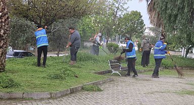 Nazilli Belediyesi parkları yaza hazırlıyor