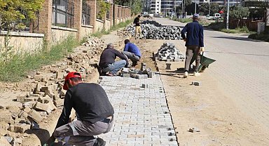 Nazilli'de yol yenileme ve bakım çalışmaları sürüyor