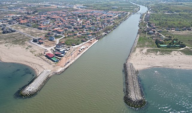 Nehrin denizle buluştuğu noktada çalışmalar törenle başladı