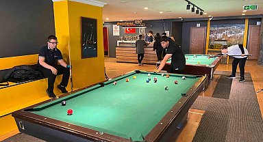 Niğde'de bilardo heyecanı yaşandı
