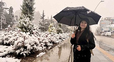 Nisan ayında Tokat'ta kar sürprizi