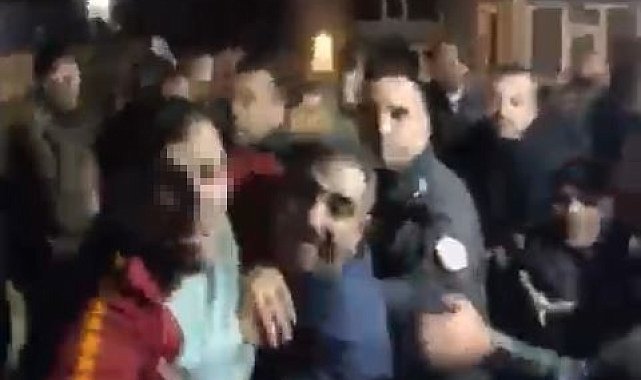 Öğrenciler ile taksicilerin kavgası yurtta son buldu; o anlar kamerada