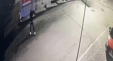 Önce etrafı kolaçan etti sonra iş yerine kurşun yağdırdı