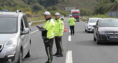 Ordu'da 2 haftada 43 binden fazla araç ve sürücü denetlendi