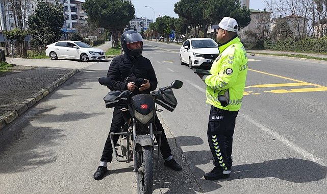 Ordu'da bir haftada 16 binden fazla araç ve sürücüsü denetlendi