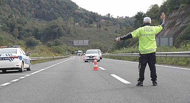 Ordu'da bir haftada yaklaşık 16 bin araç ve sürücüsü denetlendi