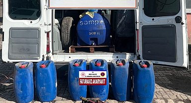 Ordu'da faturasız akaryakıt satan şüpheli yakalandı