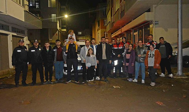 Ordu'da olay ihbarına giden polislere pasta sürprizi