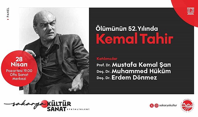 OSM'de Türk Edebiyatının usta kalemi Kemal Tahir konuşulacak