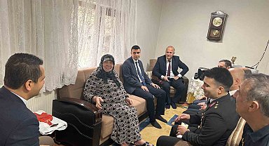 Osmaneli'nde şehit aileleri ve gazilere anlamlı ziyaret