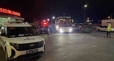 Otobüs üzerinden geçmişti, şahsın kimliği tespit edildi