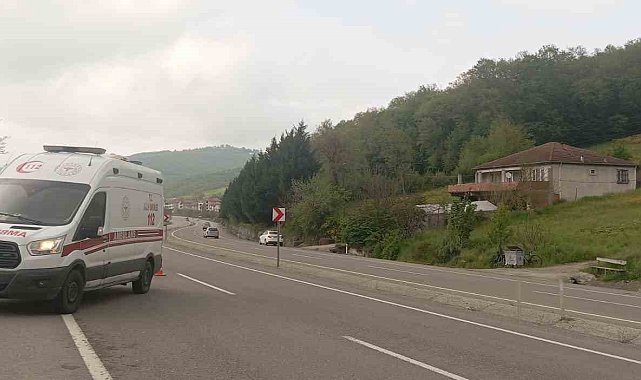 Otomobil tarlaya uçtu, dede ve iki torunu yaralandı