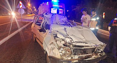 Otomobil, tıra arkadan çarptı, sürücü hayatını kaybetti