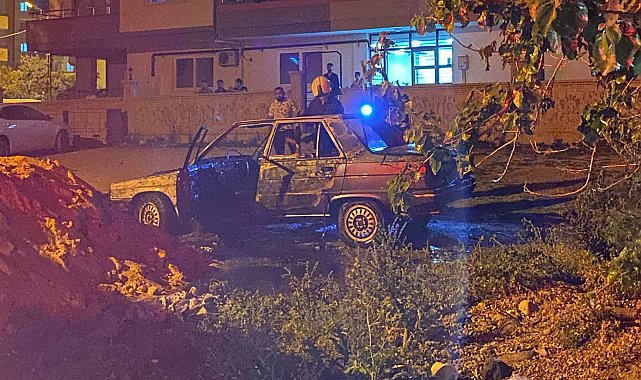 Otomobilin LPG tankı bomba gibi patladı