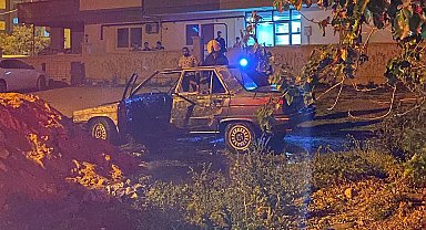 Otomobilin LPG tankı bomba gibi patladı