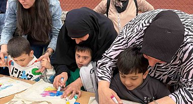 Özel çocuklar gönüllerince eğlendi