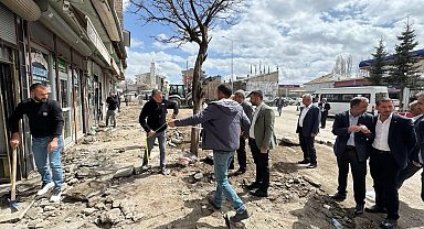 Patnos çarşı merkezi yenileniyor