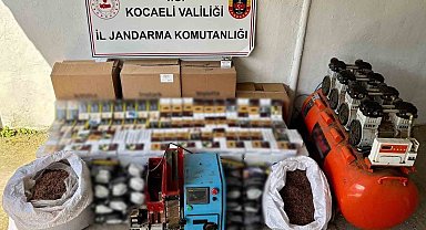 Piyasa değeri yaklaşık 800 bin TL olan makaron ve elektronik sigara ele geçirildi
