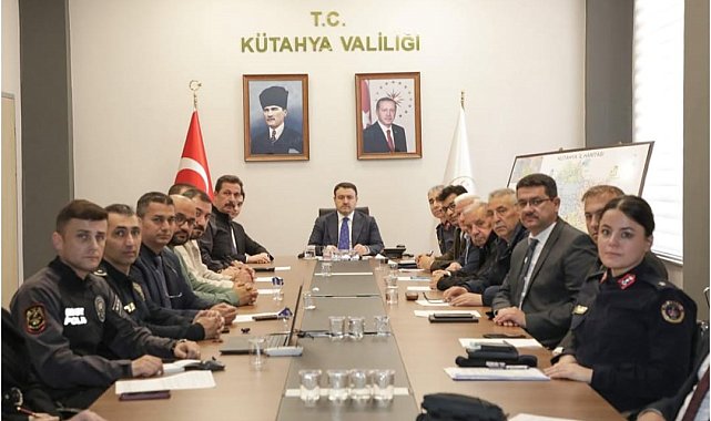 Play-Off maçı öncesi güvenlik toplantısı Kütahya'da gerçekleştirildi