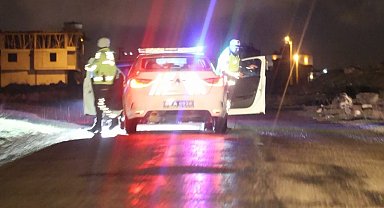 Polis ile alkollü sürücü kovalamacası kamerada