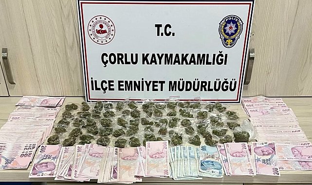 Polis şüphe üzerine durdurdu: 238 gram esrar ele geçirildi
