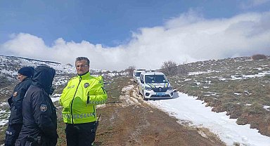 Polisi peşine takan 16 yaşındaki sürücü ormanlık alanda yakalandı