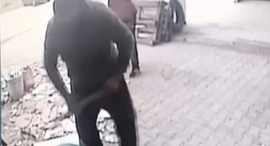 Rahat tavırlarla hırsızlık kamerada