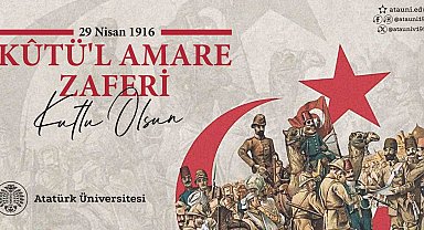 Rektör Hacımüftüoğlu; "kûtü'l amare zaferinin 109. yıl dönümü kutlu olsun"