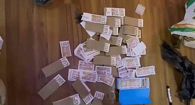 Sahte piyango bileti bastırıp 105 milyon TL'lik hacme ulaşan şebekeye operasyon