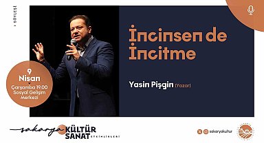 Sakarya Büyükşehir kültür sanat etkinlikleri söyleşiyle devam edecek