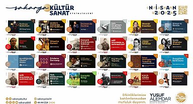 Sakarya Büyükşehir kültür sanat etkinliklerinde Nisan takvimi belli oldu
