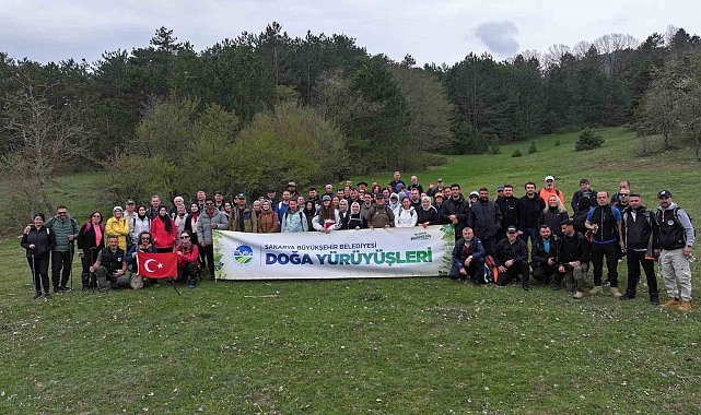 Sakarya Büyükşehir'in düzenlediği Doğa Yürüyüşleri başladı