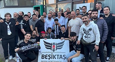 Samet Aybaba Stuttgart'ta taraftarlarla buluştu... Almanya'da Samet Aybaba fırtınası