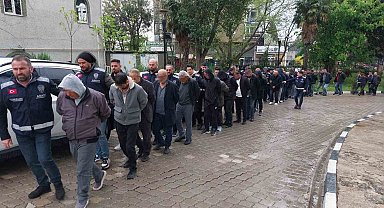 Samsun merkezli 'change' araç operasyonunda 30 kişi adliyeye sevk edildi