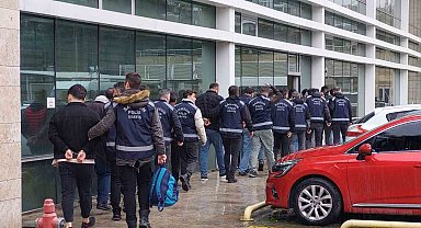 Samsun merkezli 'change' araç operasyonunda 9 kişi tutuklandı