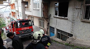 Samsun'da ev yangını