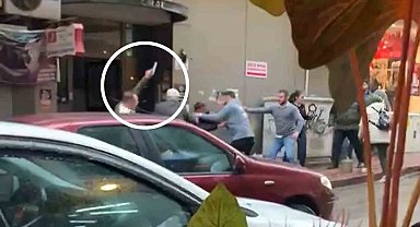 Samsun'da kavgayı ayırmak isteyen uzman çavuş havaya ateş açtı