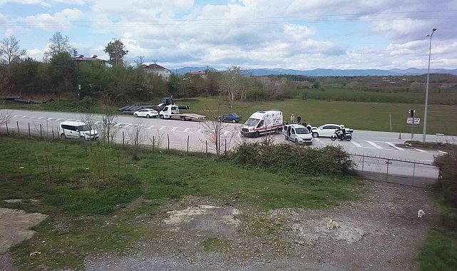 Samsun'da otomobiller çarpıştı: 1 yaralı