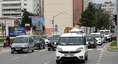Samsun'da trafiğe kayıtlı araç sayısı 504 bin 953 oldu